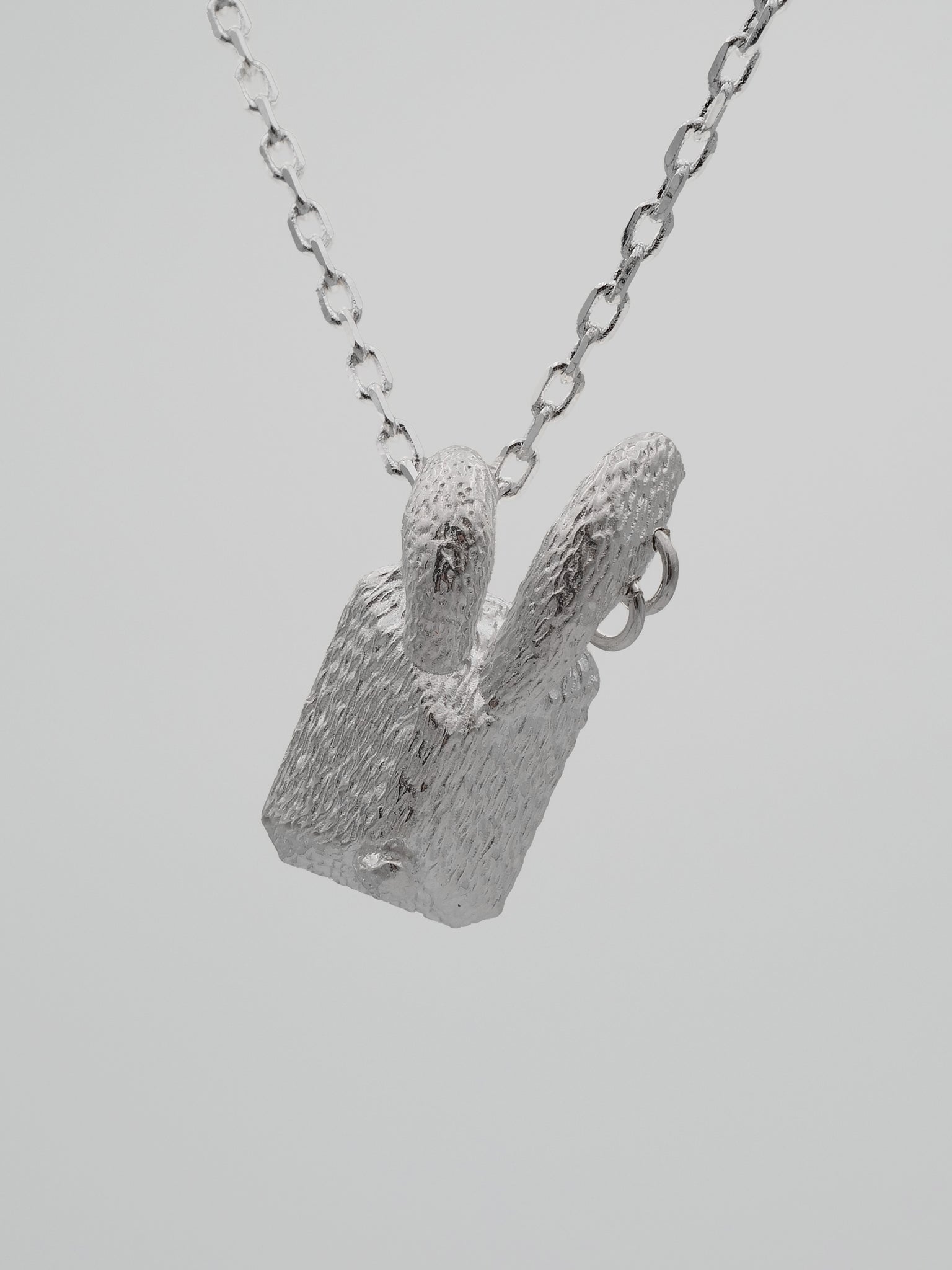 SILVER METAL ZONG NECKLACE - WILD HARE EDITION 