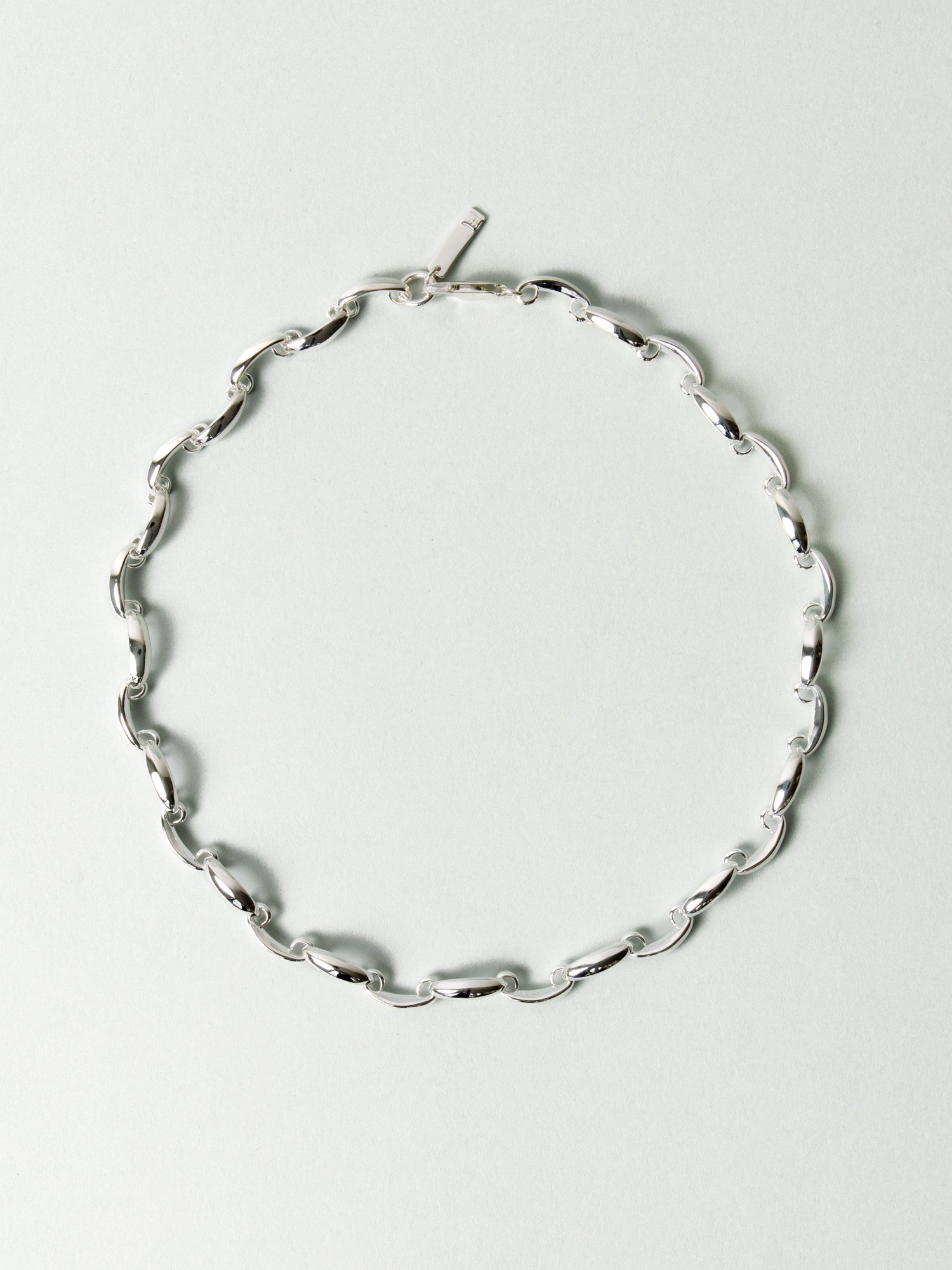 SILVER KAMON CHAIN CHOKER