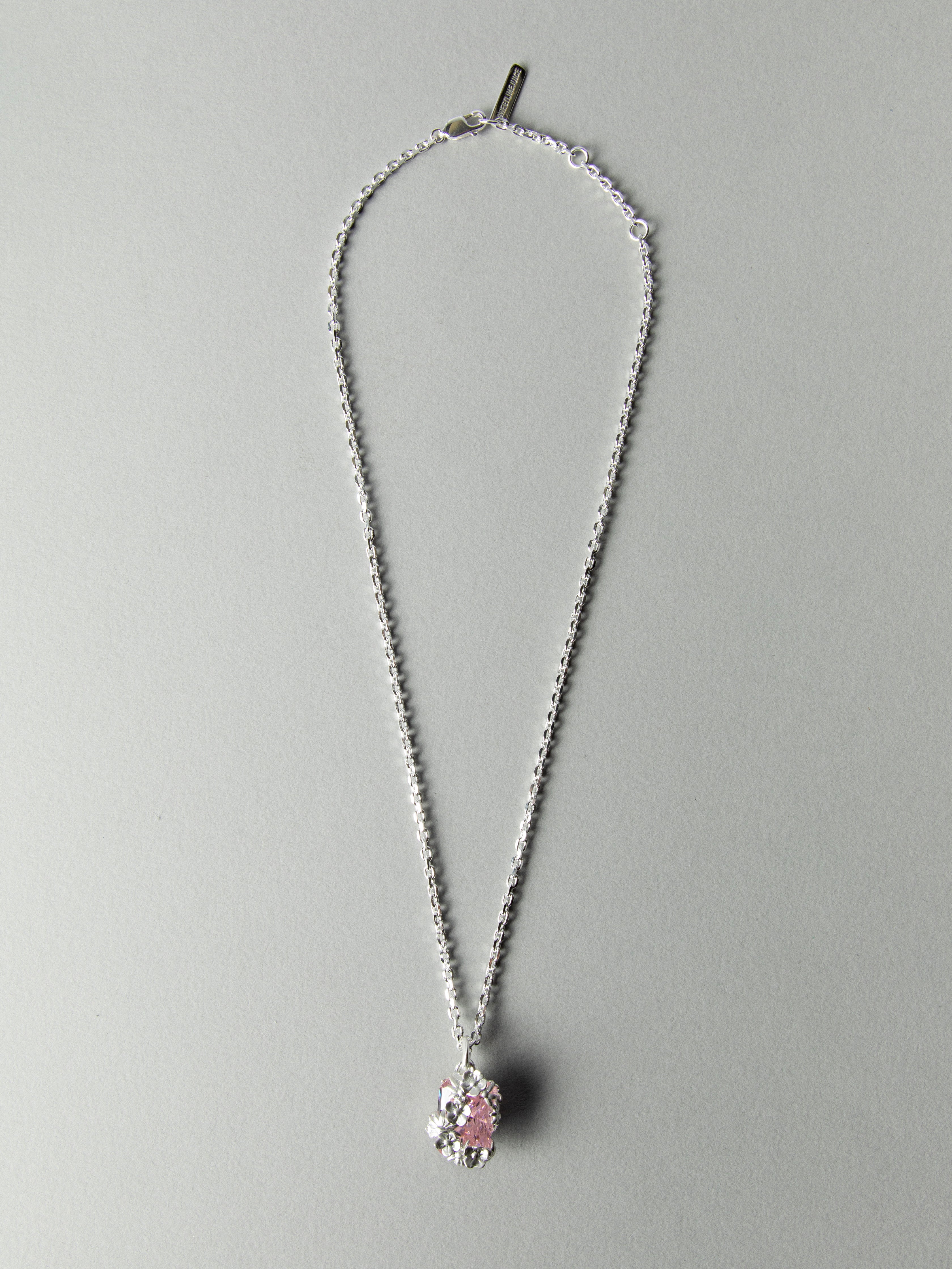 SILVER BURGEON METAL ZONG NECKLACE – SWEETLIMEJUICE